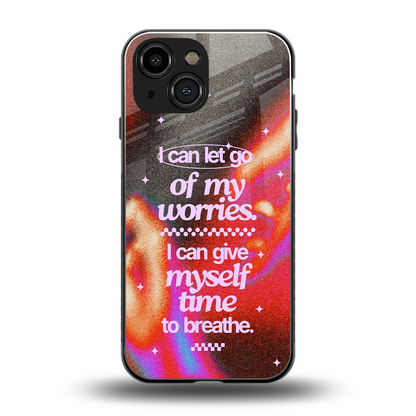 Let Go back phone cover | glass case for iphone 12 mini