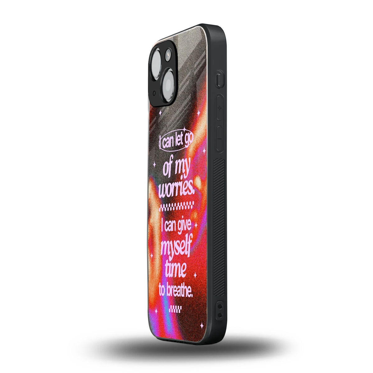 Let Go iphone 12 mini mobile cover | shockproof glass phone case
