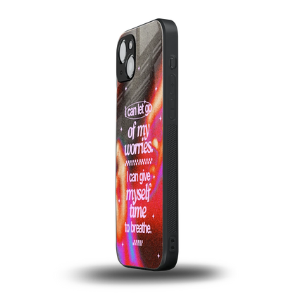 Let Go iphone 14 mobile cover | shockproof glass phone case