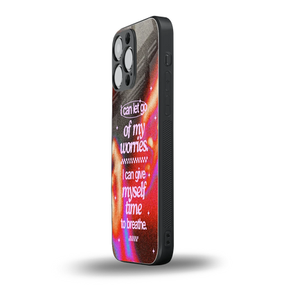 Let Go iphone 15 pro max mobile cover | shockproof glass phone case