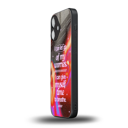 Let Go iPhone 16 mobile cover | shockproof glass phone case