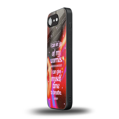 Let Go iphone 17e mobile cover | shockproof glass phone case