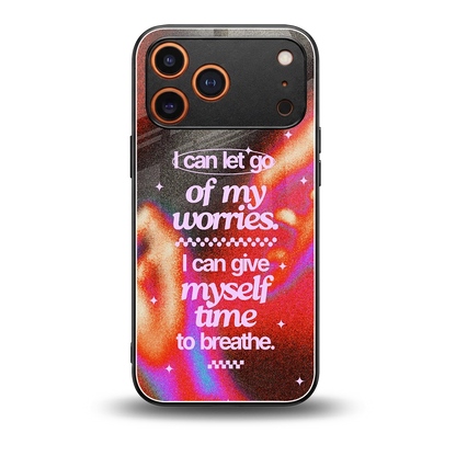 Let Go back phone cover | glass case for iphone 17 pro