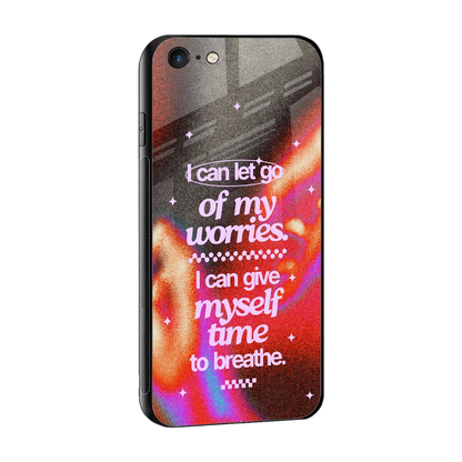 Let Go sleek iphone 6 cover with tempered glass back and TPU edges