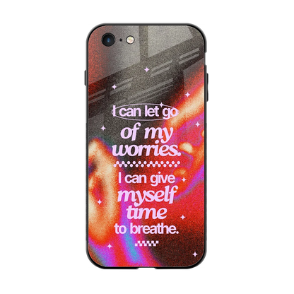 Let Go back phone cover | glass case for iphone 6