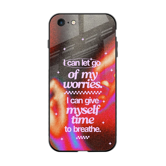 Let Go back phone cover | glass case for iphone 6