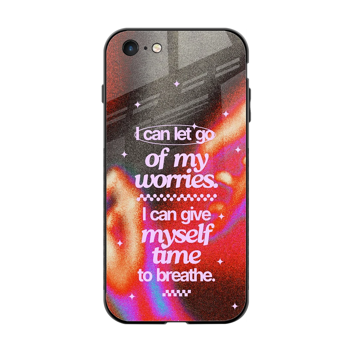 Let Go back phone cover | glass case for iphone 6s plus