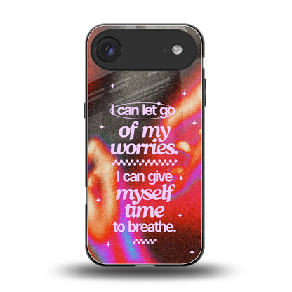 Let Go back phone cover | glass case for iphone air