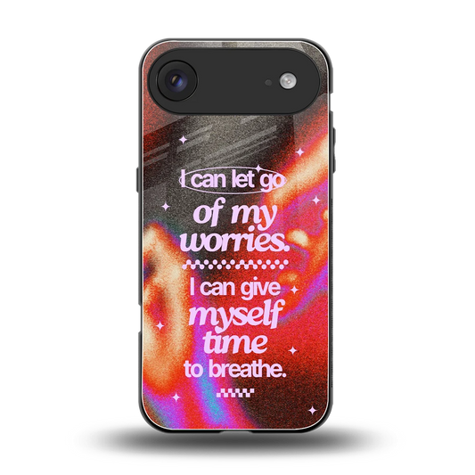 Let Go back phone cover | glass case for iphone air