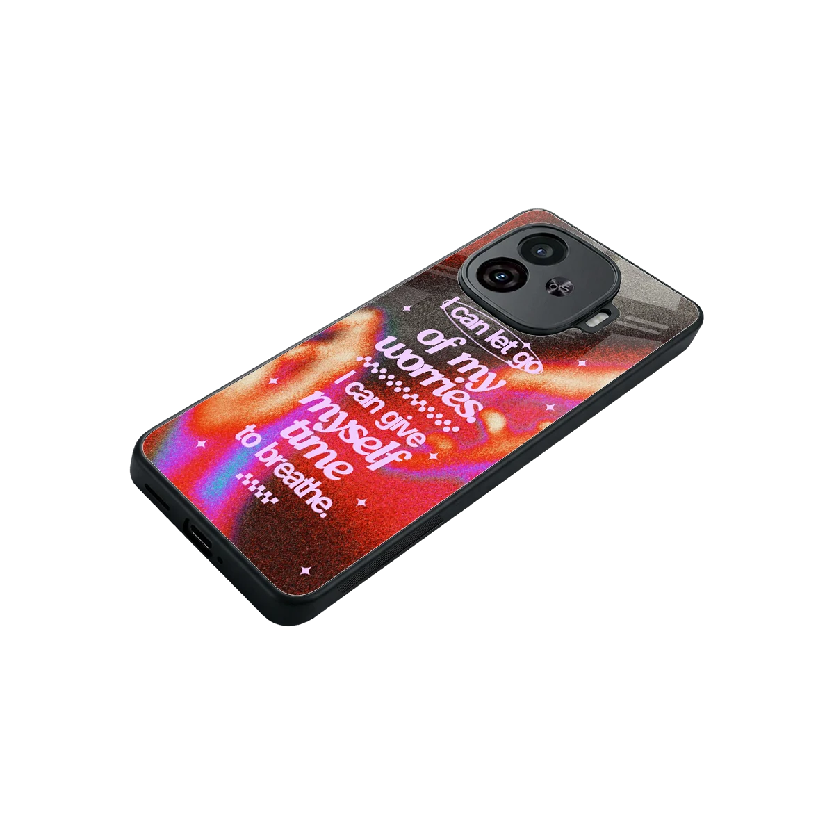 Let Go stylish phone case for iqoo neo 10r 5g | glossy glass and slim fit