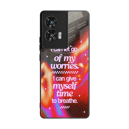 Let Go back phone cover | glass case for motorola edge 50 fusion
