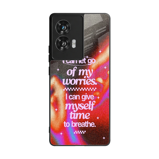 Let Go back phone cover | glass case for motorola edge 50 fusion