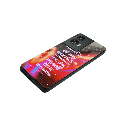 Let Go stylish phone case for motorola edge 50 fusion | glossy glass and slim fit