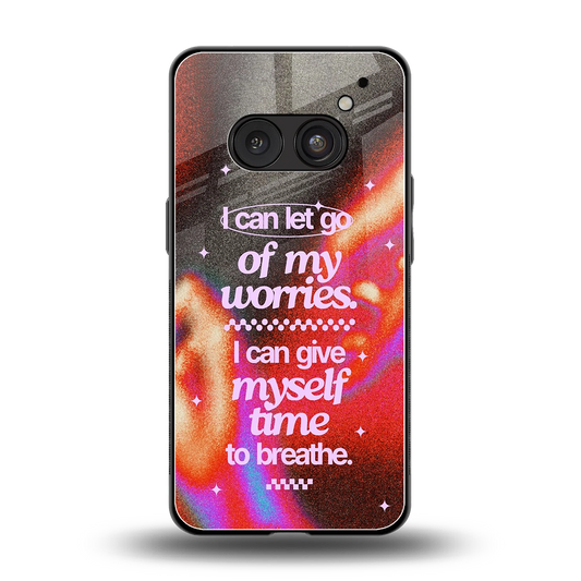 Let Go back phone cover | glass case for nothing phone 2a