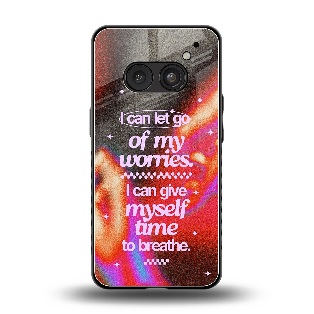 Let Go back phone cover | glass case for nothing phone 2a plus