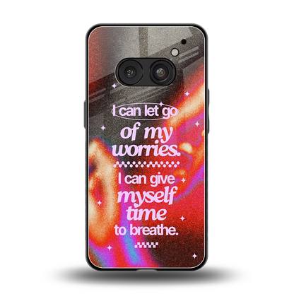 Let Go back phone cover | glass case for nothing phone 2a plus