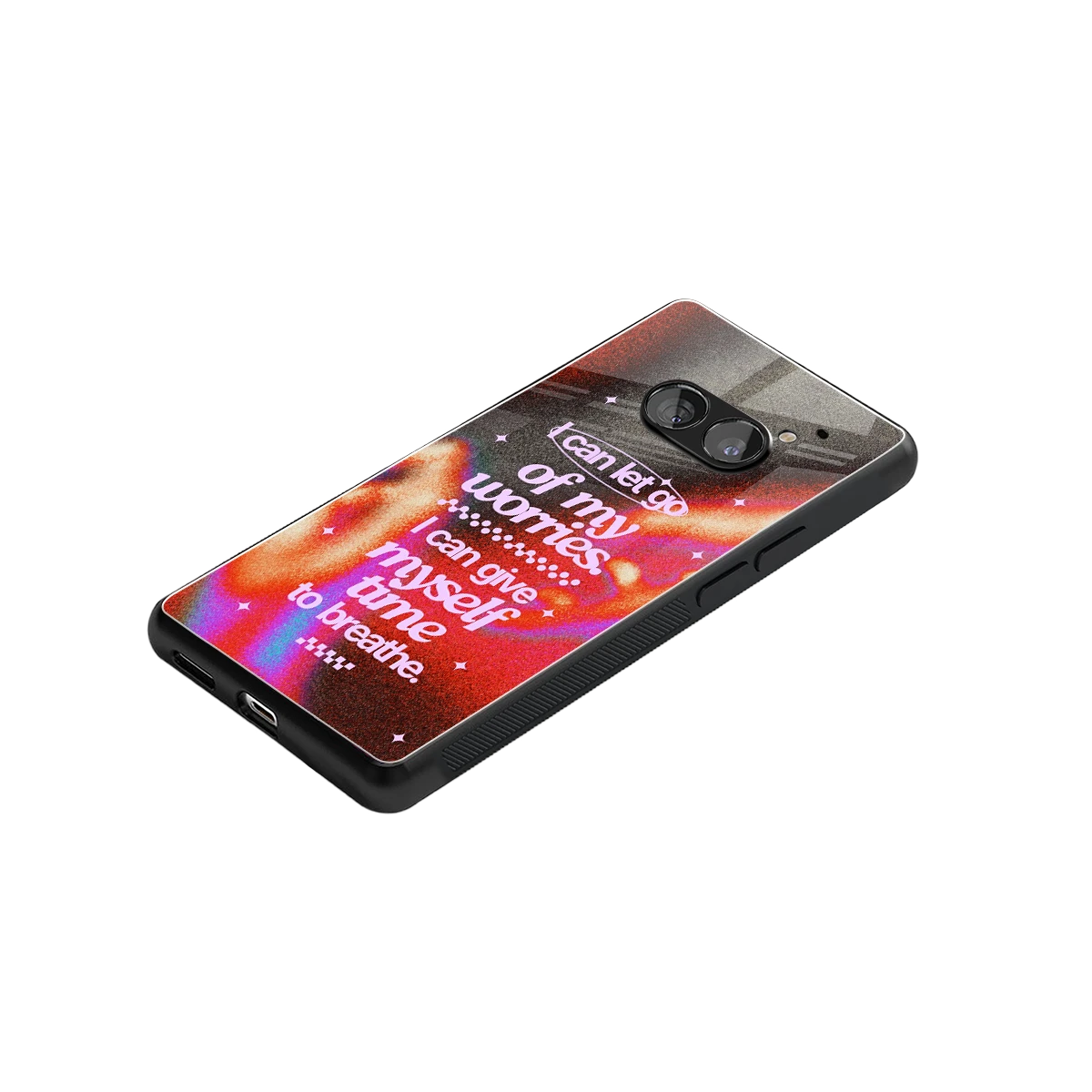 Let Go stylish phone case for nothing phone 2a plus | glossy glass and slim fit