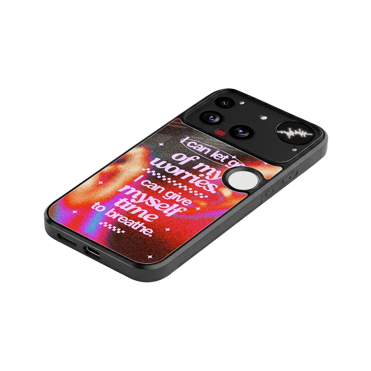 Let Go stylish phone case for nothing phone 3 | glossy glass and slim fit