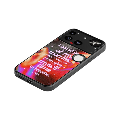 Let Go stylish phone case for nothing phone 3 | glossy glass and slim fit