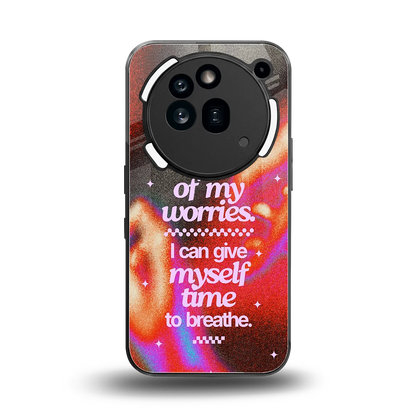 Let Go back phone cover | glass case for nothing phone 3a pro