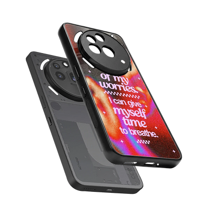 Let Go sleek nothing phone 3a pro cover with tempered glass back and TPU edges
