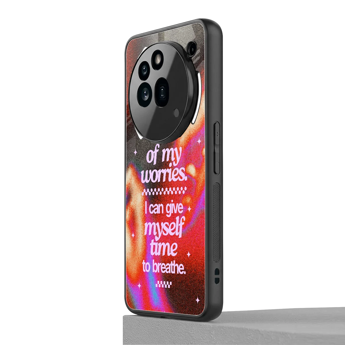 Let Go nothing phone 3a pro mobile cover | shockproof glass phone case