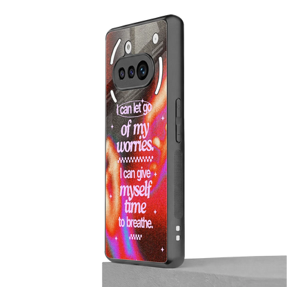 Let Go nothing phone 3a mobile cover | shockproof glass phone case