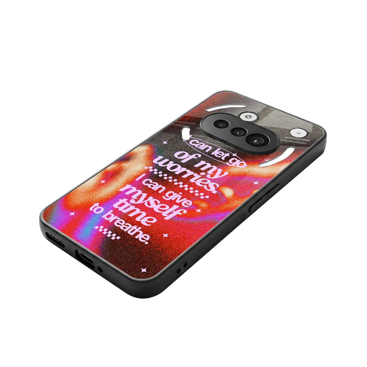 Let Go stylish phone case for nothing phone 3a | glossy glass and slim fit