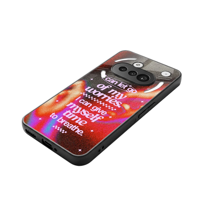 Let Go stylish phone case for nothing phone 3a | glossy glass and slim fit