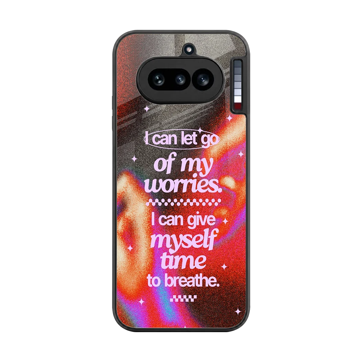 Let Go back phone cover | glass case for nothing phone 4a