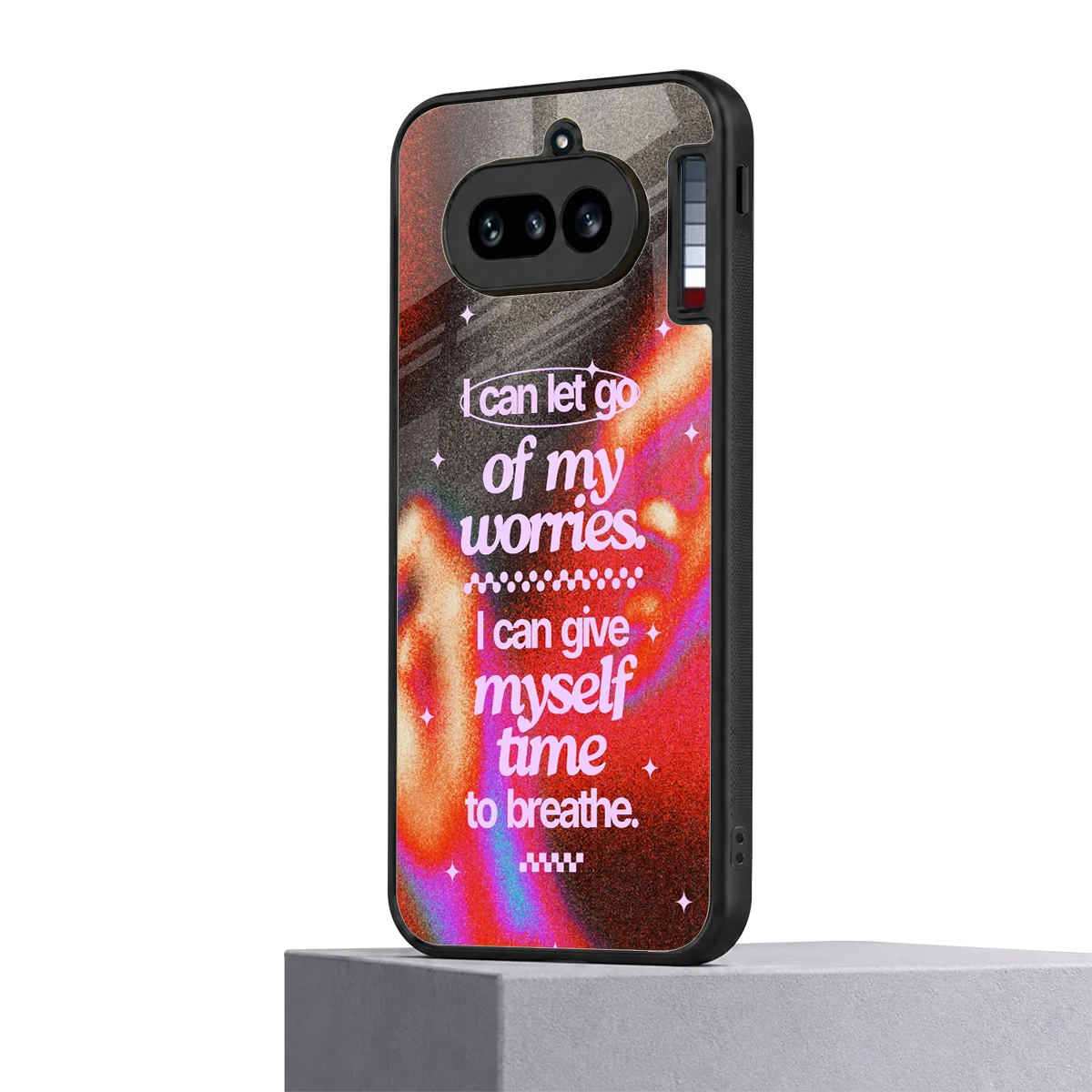 Let Go nothing phone 4a mobile cover | shockproof glass phone case