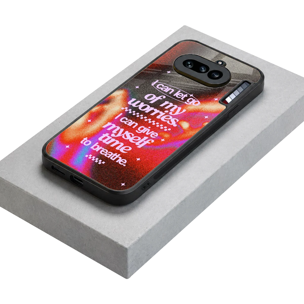 Let Go stylish phone case for nothing phone 4a | glossy glass and slim fit