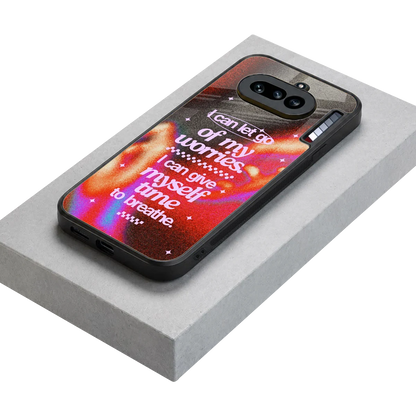 Let Go stylish phone case for nothing phone 4a | glossy glass and slim fit