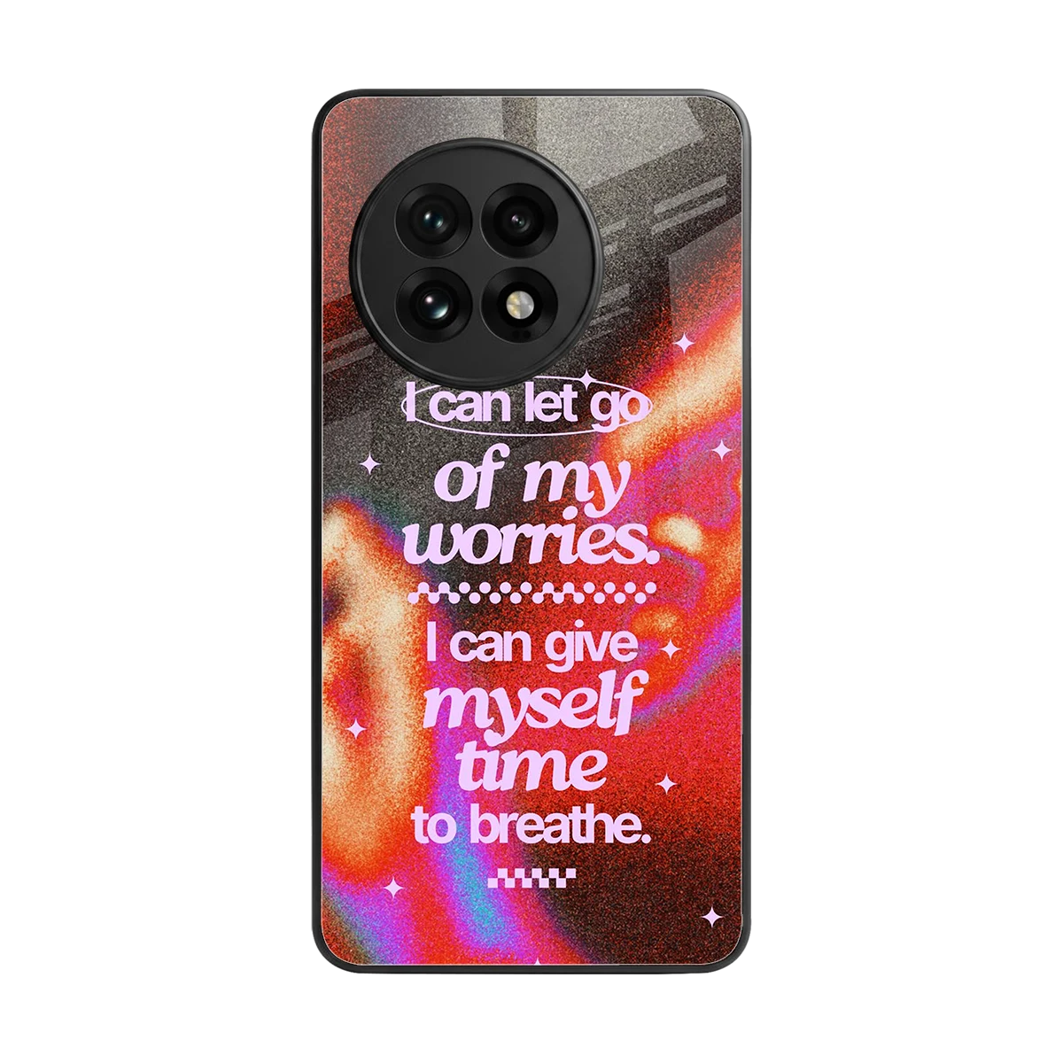 Let Go back phone cover | glass case for oneplus 13r