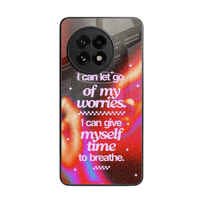 Let Go back phone cover | glass case for oneplus 13r