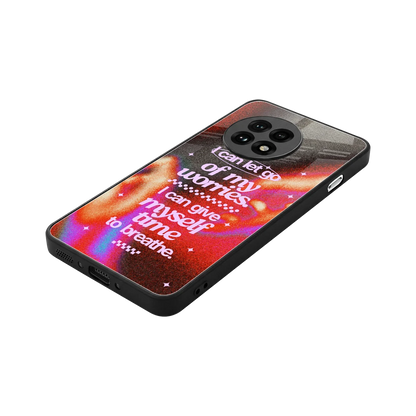 Let Go stylish phone case for oneplus 13r | glossy glass and slim fit