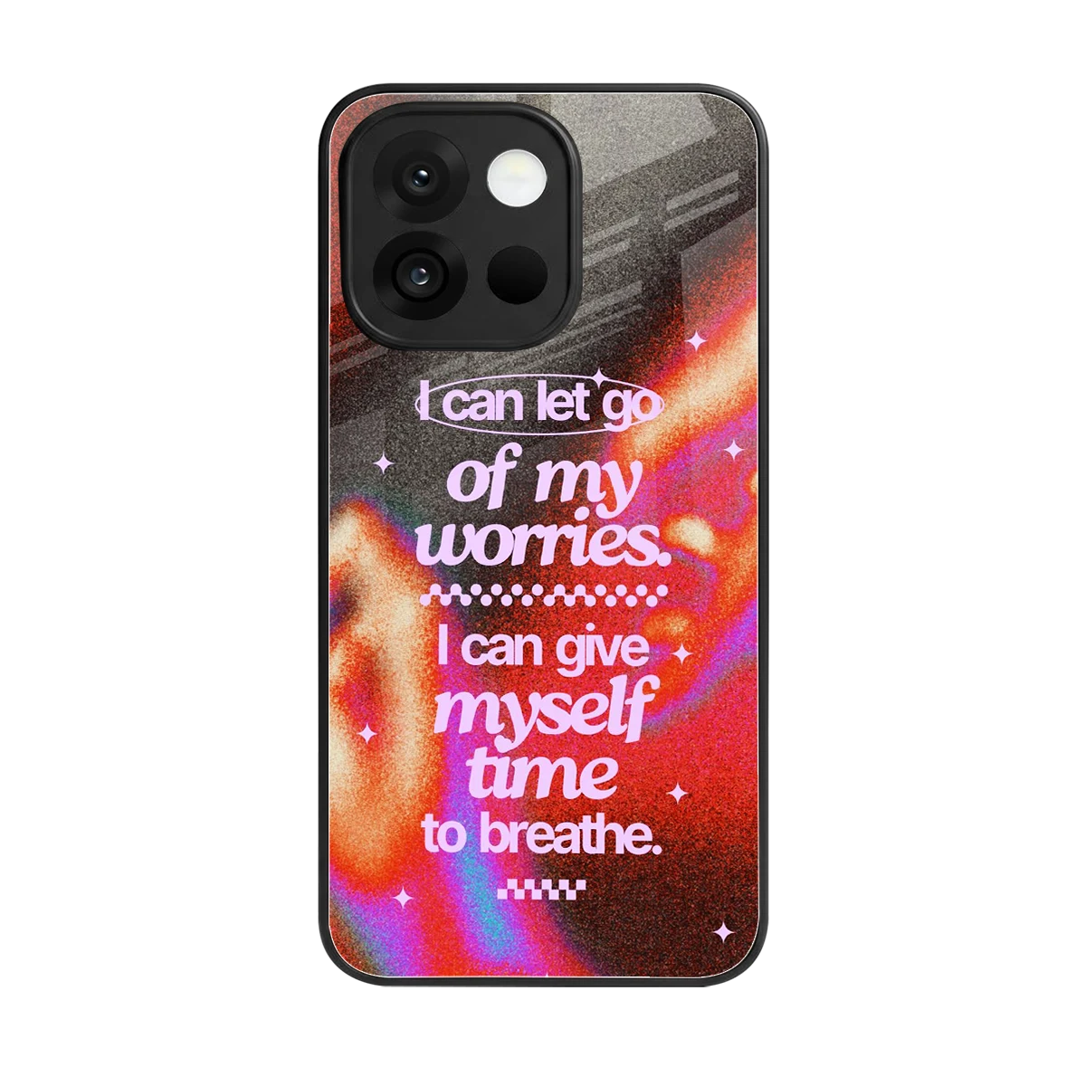 Let Go back phone cover | glass case for oneplus 13s