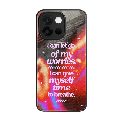 Let Go back phone cover | glass case for oneplus 13s