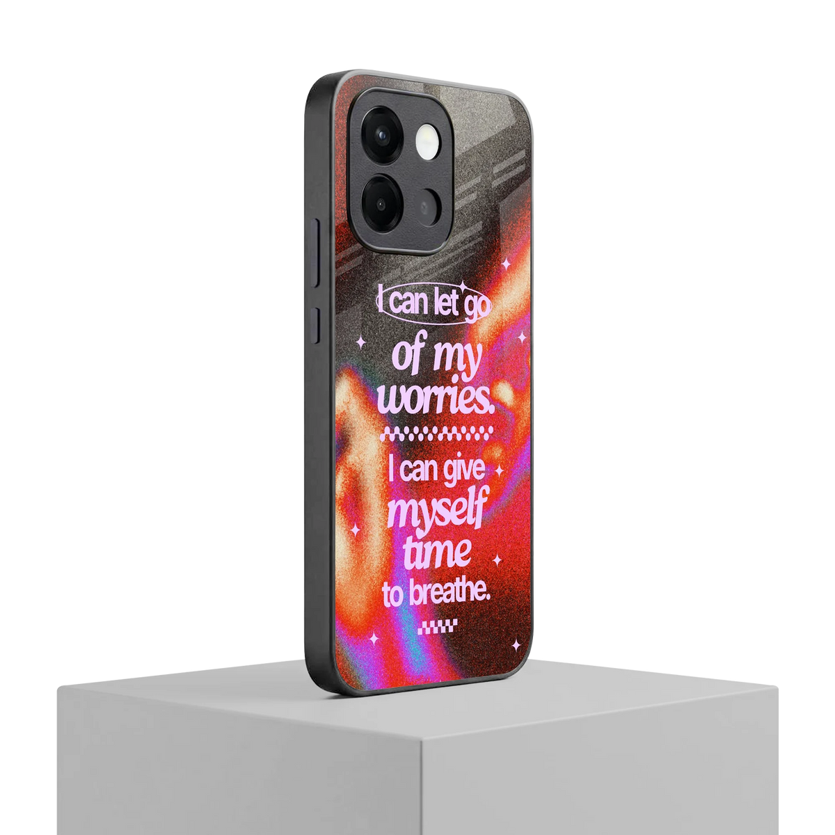 Let Go oneplus 13s mobile cover | shockproof glass phone case