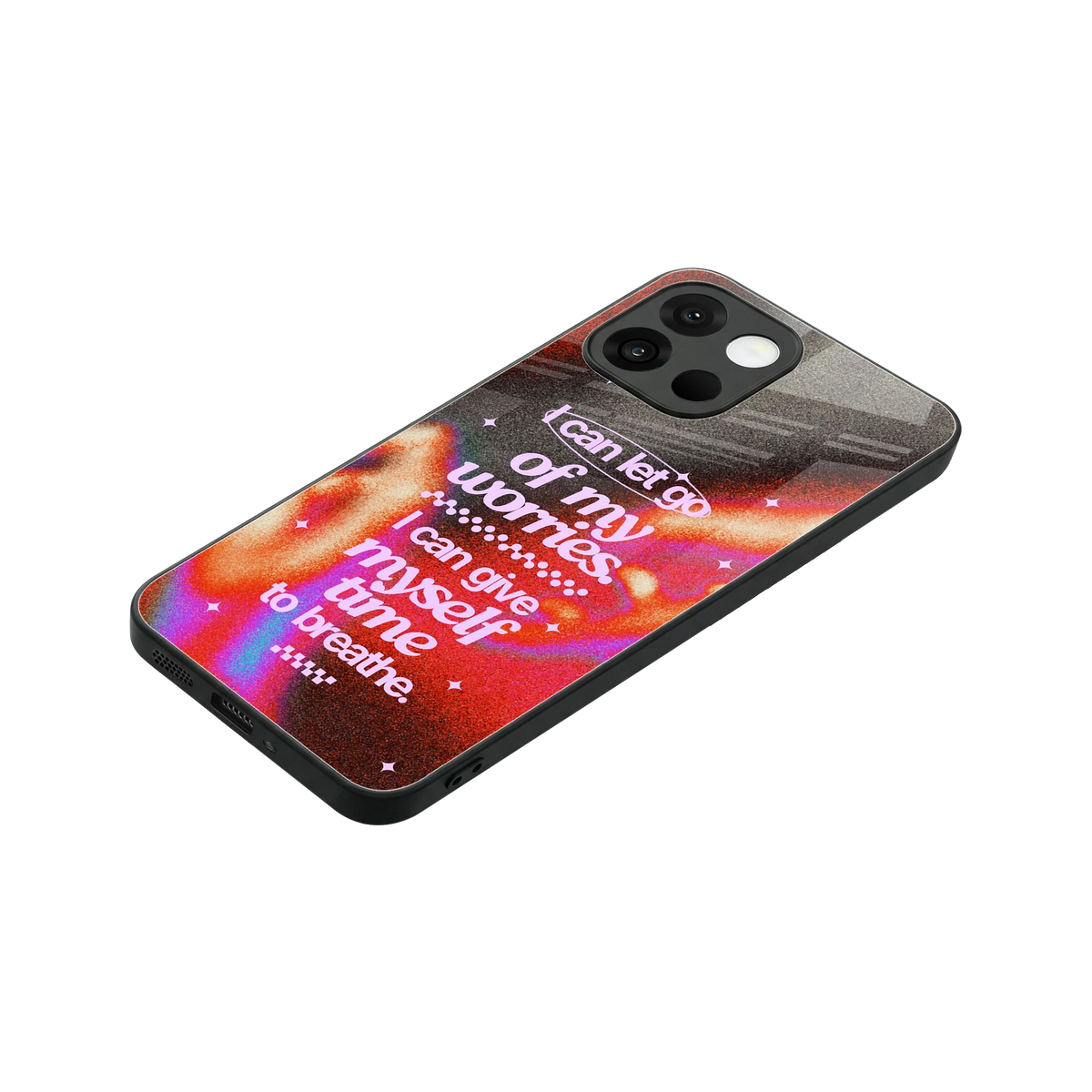 Let Go stylish phone case for oneplus 13s | glossy glass and slim fit