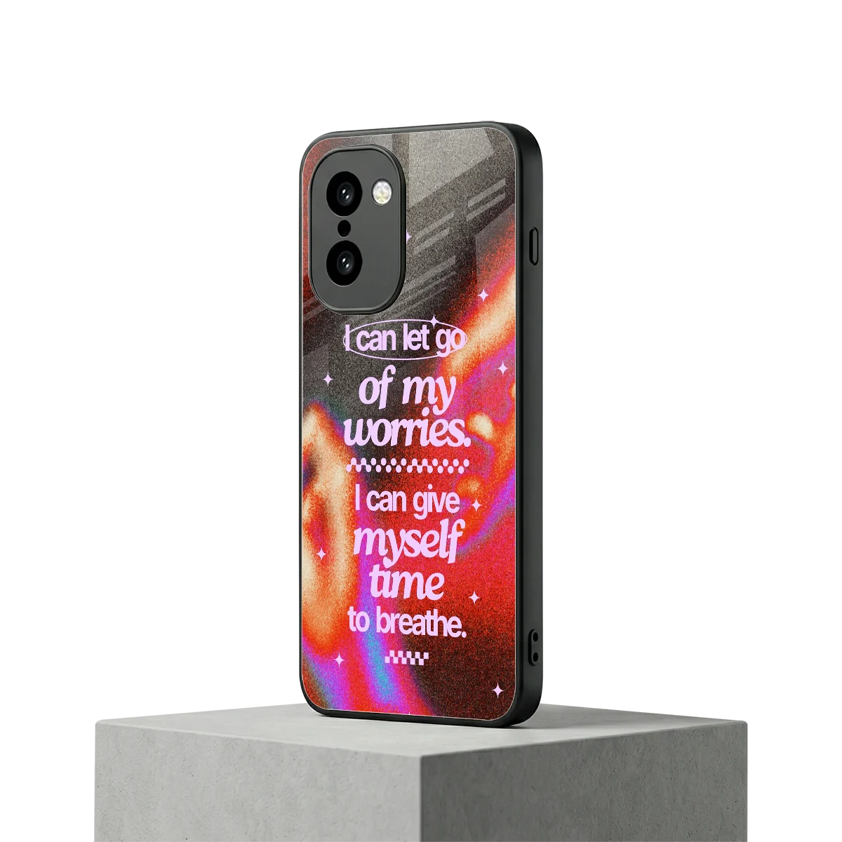 Let Go oneplus 15r mobile cover | shockproof glass phone case