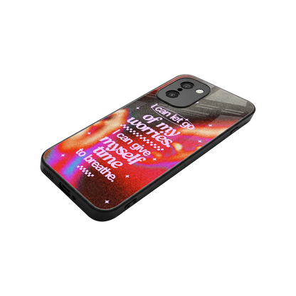 Let Go stylish phone case for oneplus 15r | glossy glass and slim fit