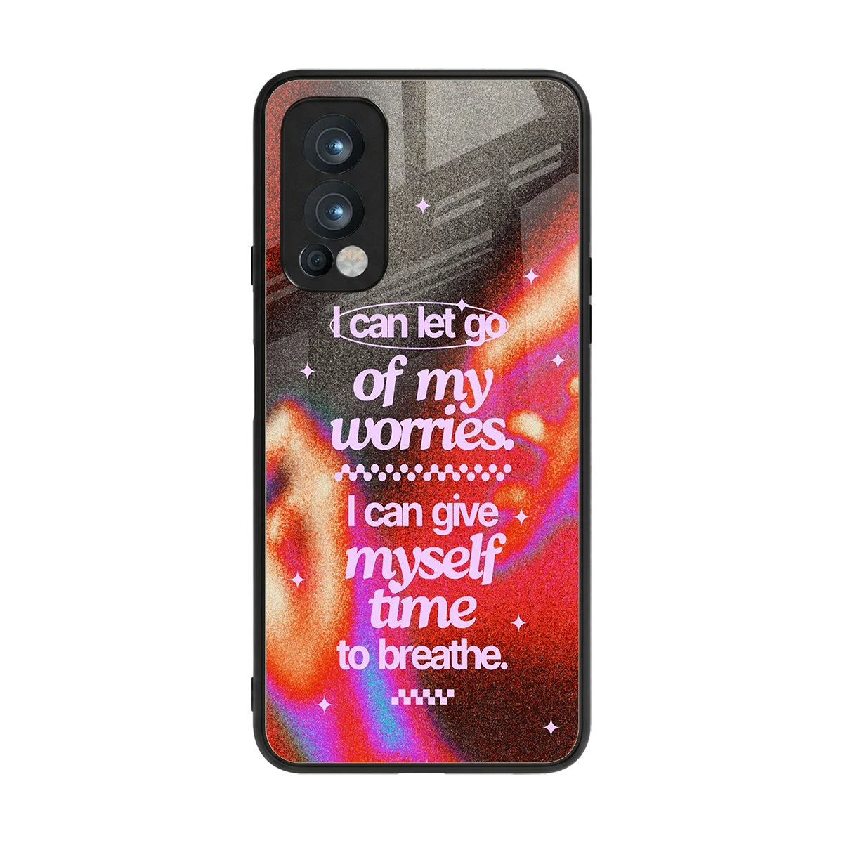 Let Go back phone cover | glass case for oneplus nord 2