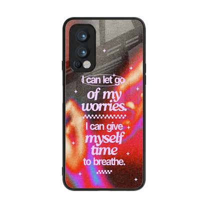 Let Go back phone cover | glass case for oneplus nord 2