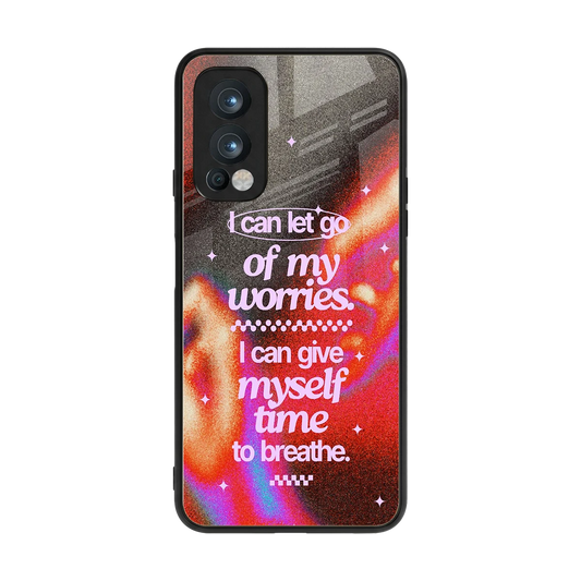 Let Go back phone cover | glass case for oneplus nord 2