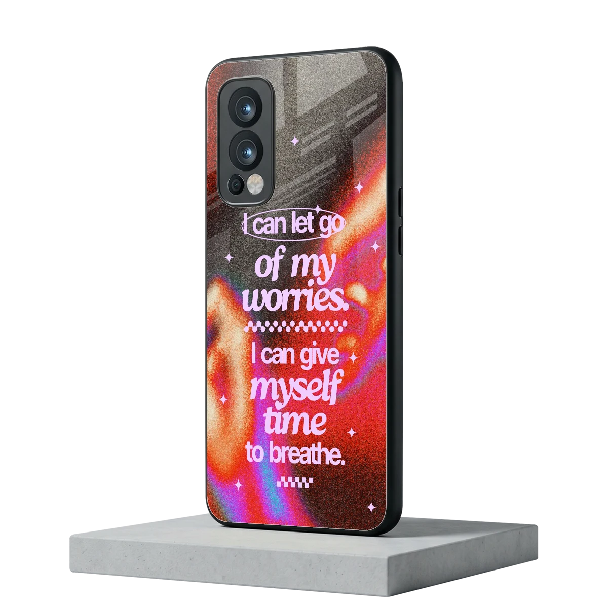 Let Go oneplus nord 2 mobile cover | shockproof glass phone case