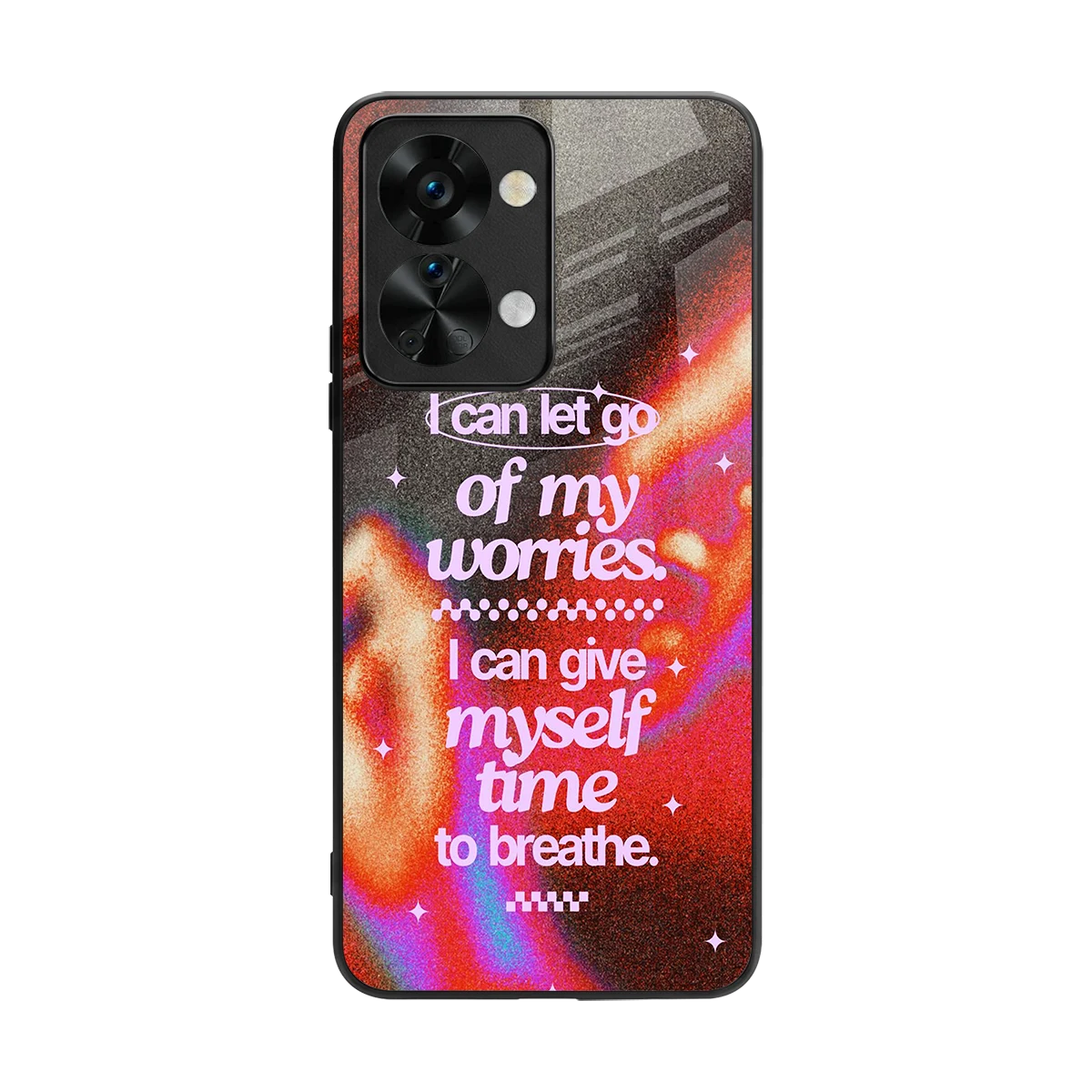 Let Go back phone cover | glass case for oneplus nord 2t