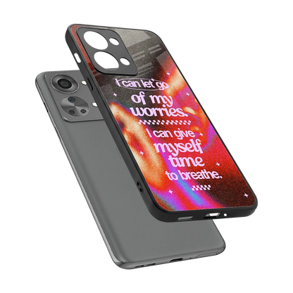 Let Go sleek oneplus nord 2t cover with tempered glass back and TPU edges