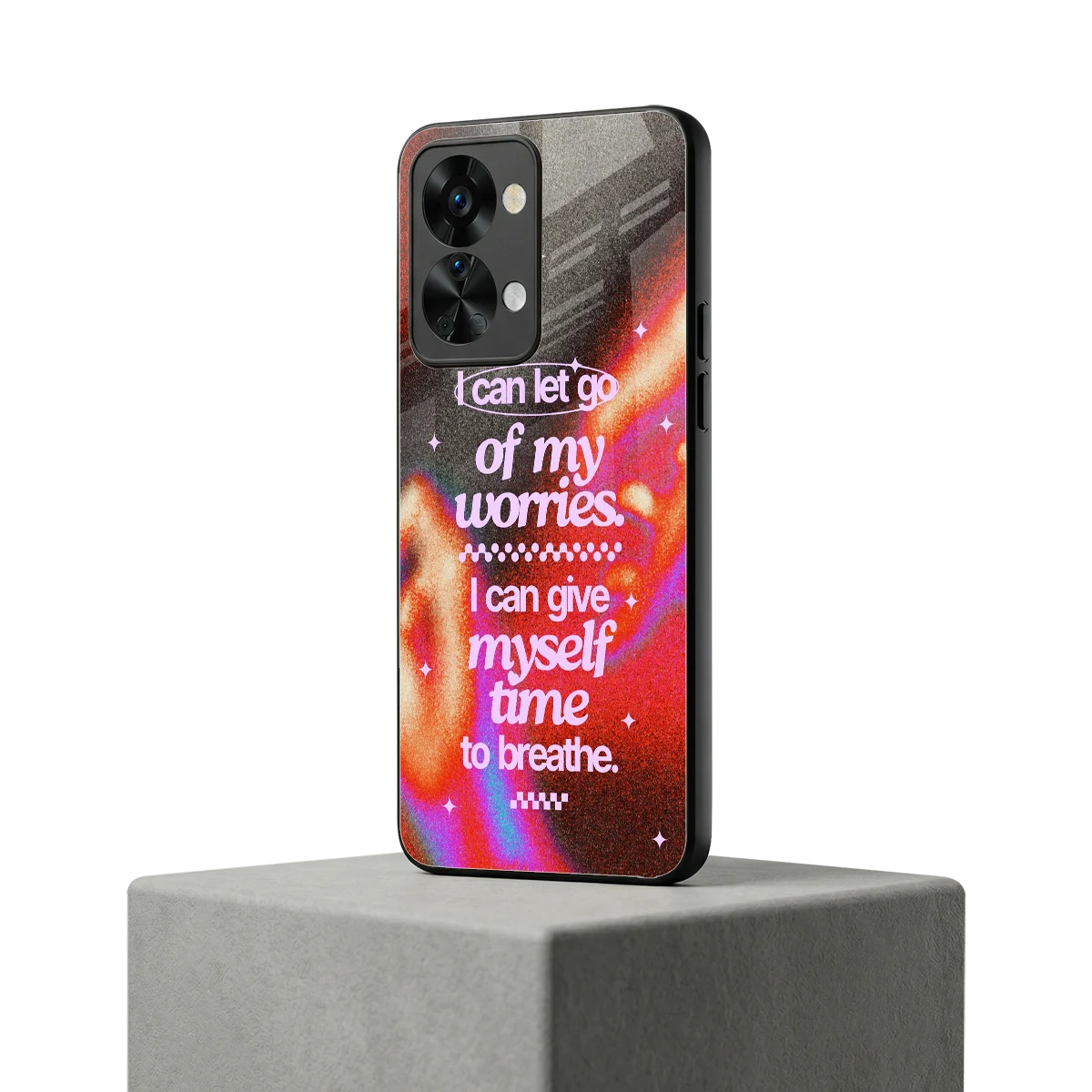 Let Go oneplus nord 2t mobile cover | shockproof glass phone case