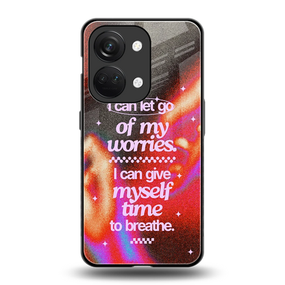 Let Go back phone cover | glass case for oneplus nord 3